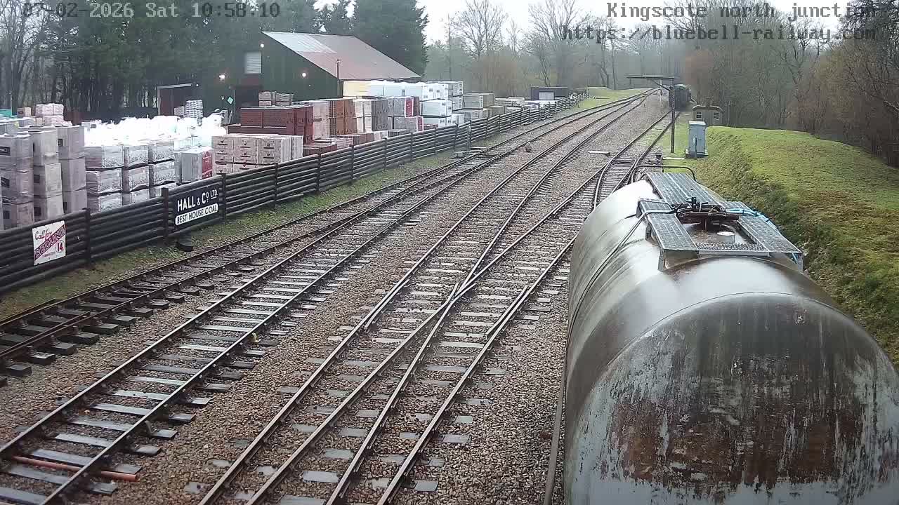 Kingscote Station , Bluebell Railway (North Junction) Live Cam - East Grinstead, Mid Sussex, West Sussex, South East, England, United Kingdom