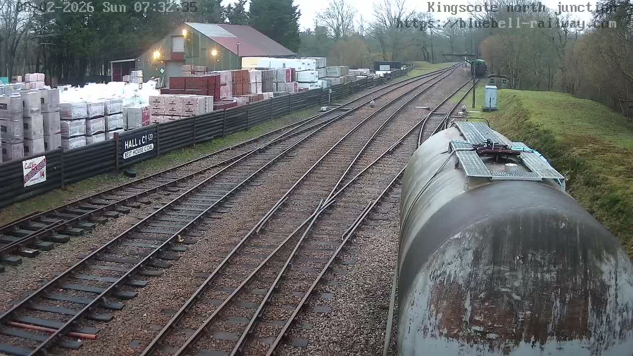 Kingscote Station , Bluebell Railway (North Junction) Live Cam - East Grinstead, Mid Sussex, West Sussex, South East, England, United Kingdom
