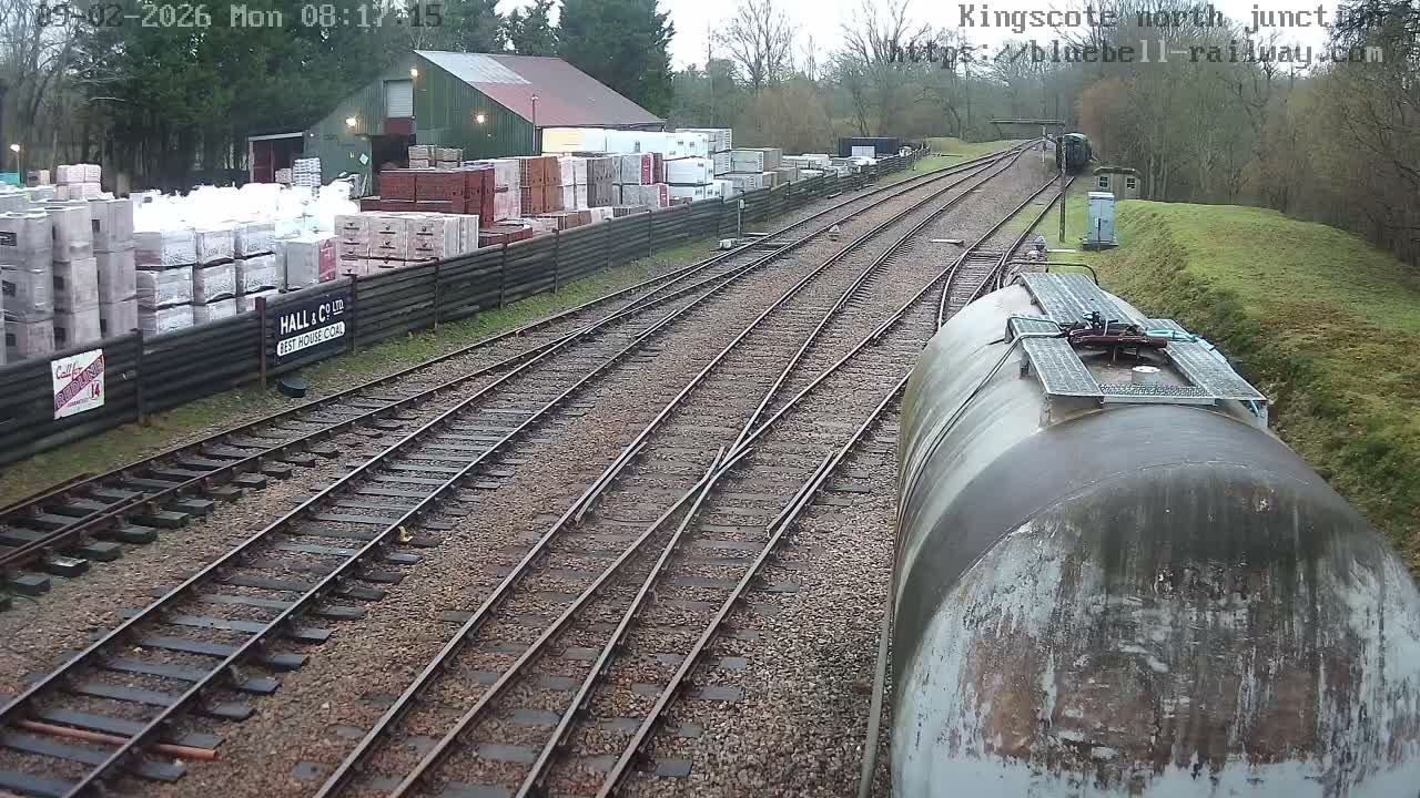 Kingscote Station , Bluebell Railway (North Junction) Live Cam - East Grinstead, Mid Sussex, West Sussex, South East, England, United Kingdom