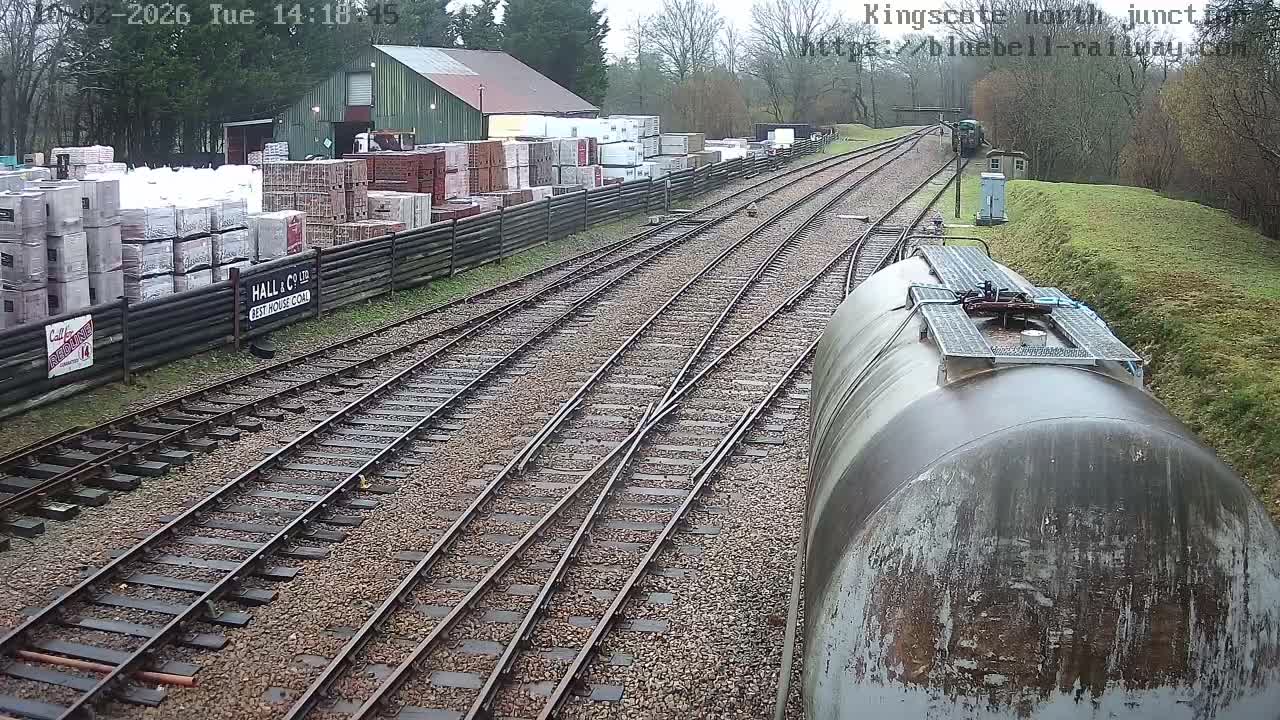 Kingscote Station , Bluebell Railway (North Junction) Live Cam - East Grinstead, Mid Sussex, West Sussex, South East, England, United Kingdom