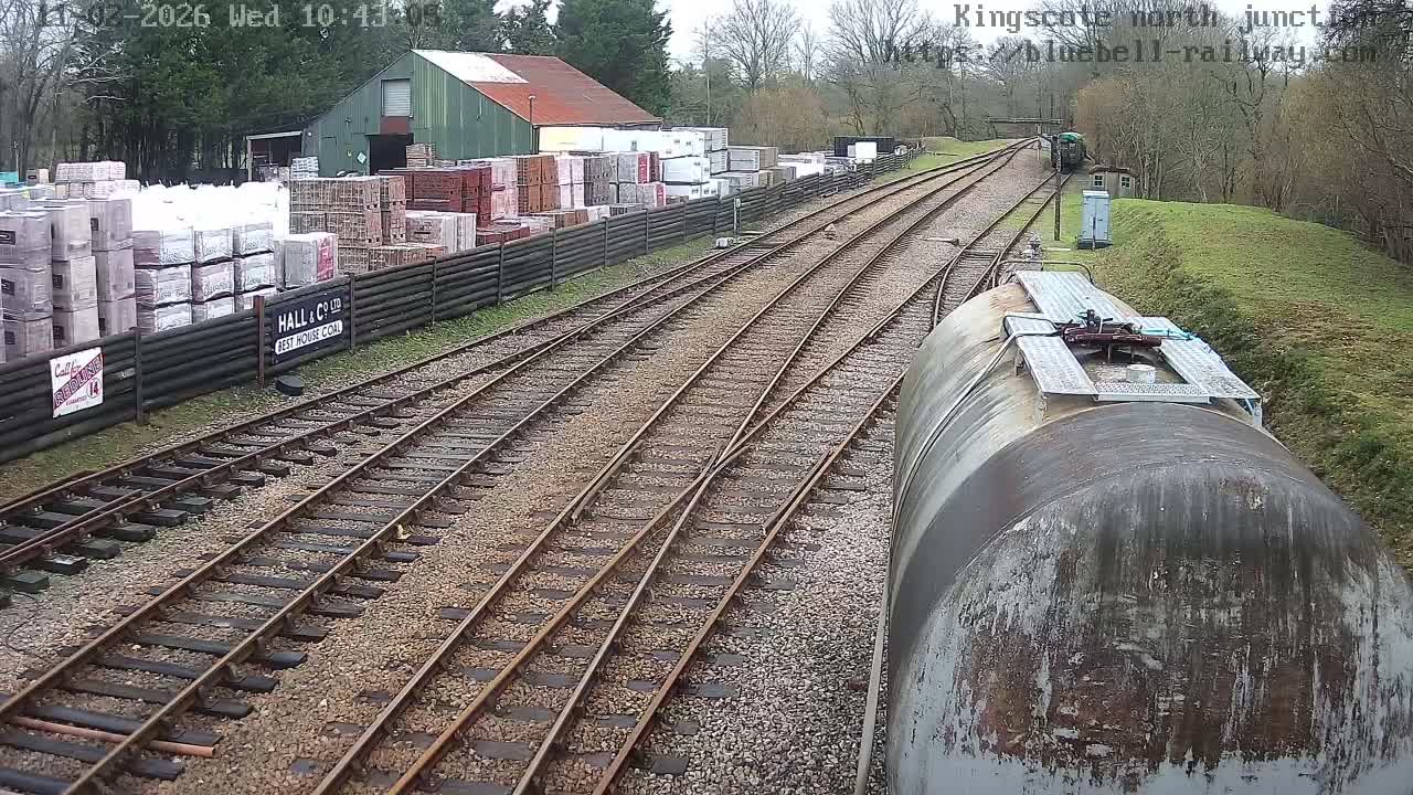Kingscote Station , Bluebell Railway (North Junction) Live Cam - East Grinstead, Mid Sussex, West Sussex, South East, England, United Kingdom