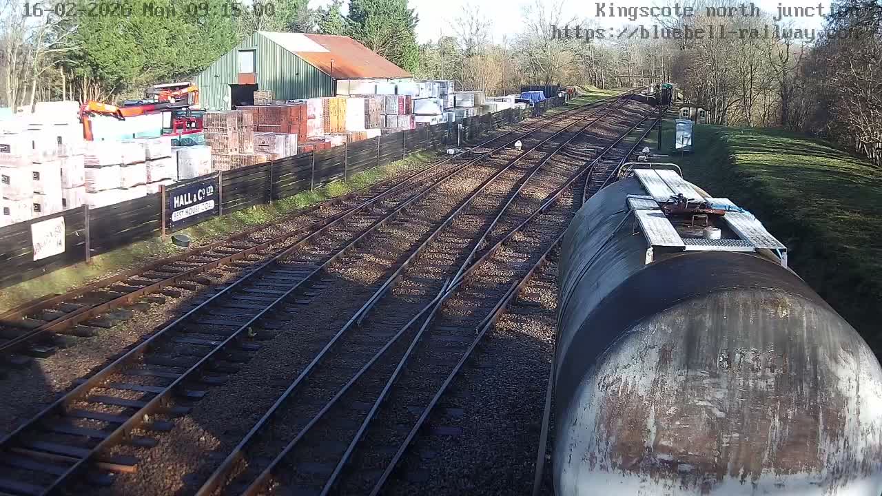 Kingscote Station , Bluebell Railway (North Junction) Live Cam - East Grinstead, Mid Sussex, West Sussex, South East, England, United Kingdom