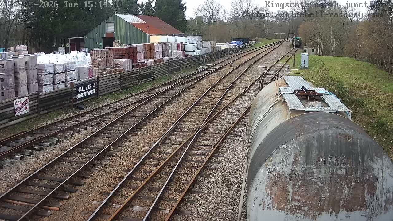 Kingscote Station , Bluebell Railway (North Junction) Live Cam - East Grinstead, Mid Sussex, West Sussex, South East, England, United Kingdom