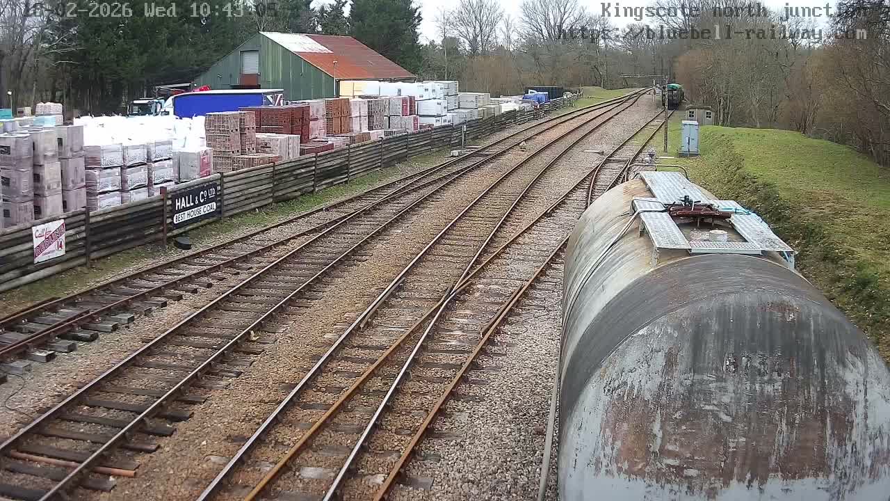 Kingscote Station , Bluebell Railway (North Junction) Live Cam - East Grinstead, Mid Sussex, West Sussex, South East, England, United Kingdom