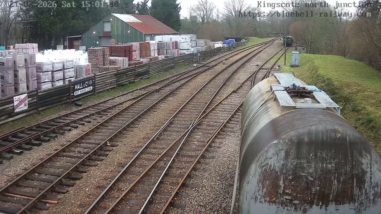 Kingscote Station , Bluebell Railway (North Junction) Live Cam - East Grinstead, Mid Sussex, West Sussex, South East, England, United Kingdom
