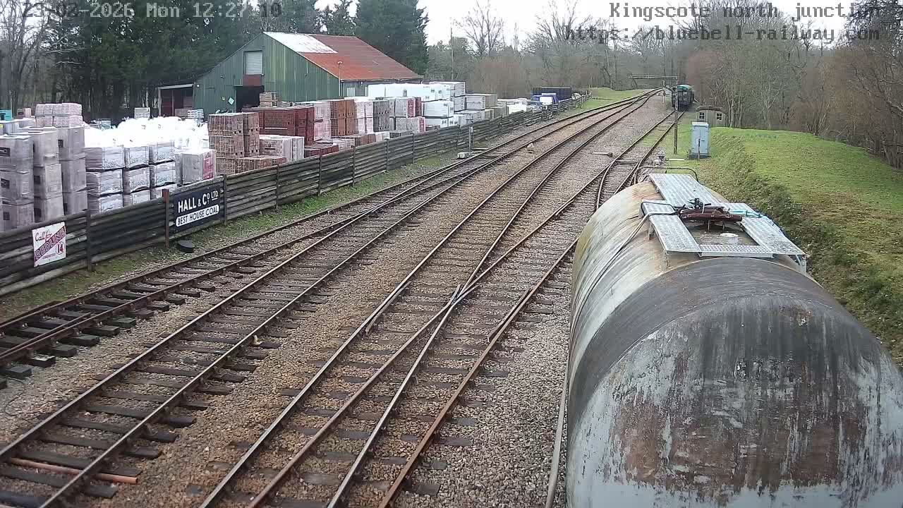 Kingscote Station , Bluebell Railway (North Junction) Live Cam - East Grinstead, Mid Sussex, West Sussex, South East, England, United Kingdom