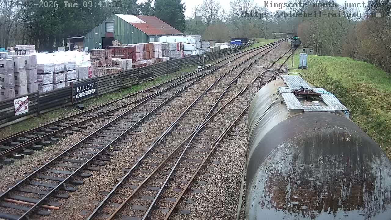 Kingscote Station , Bluebell Railway (North Junction) Live Cam - East Grinstead, Mid Sussex, West Sussex, South East, England, United Kingdom