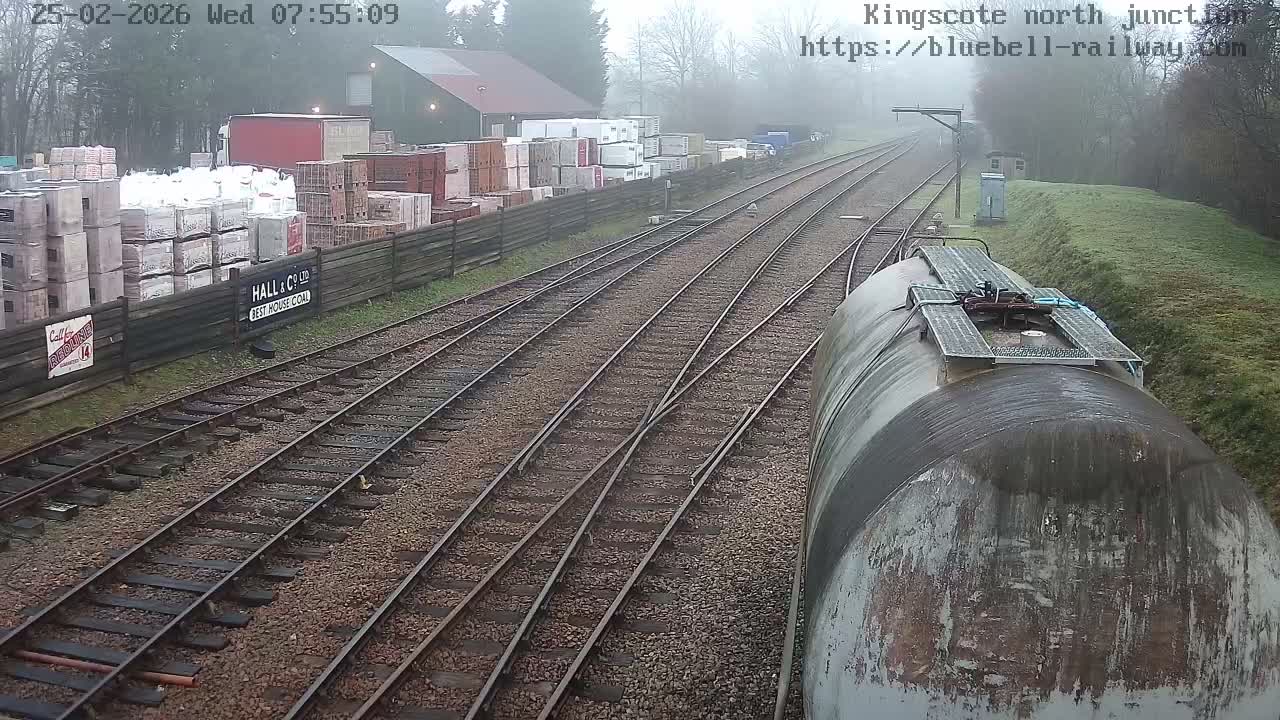 Kingscote Station , Bluebell Railway (North Junction) Live Cam - East Grinstead, Mid Sussex, West Sussex, South East, England, United Kingdom