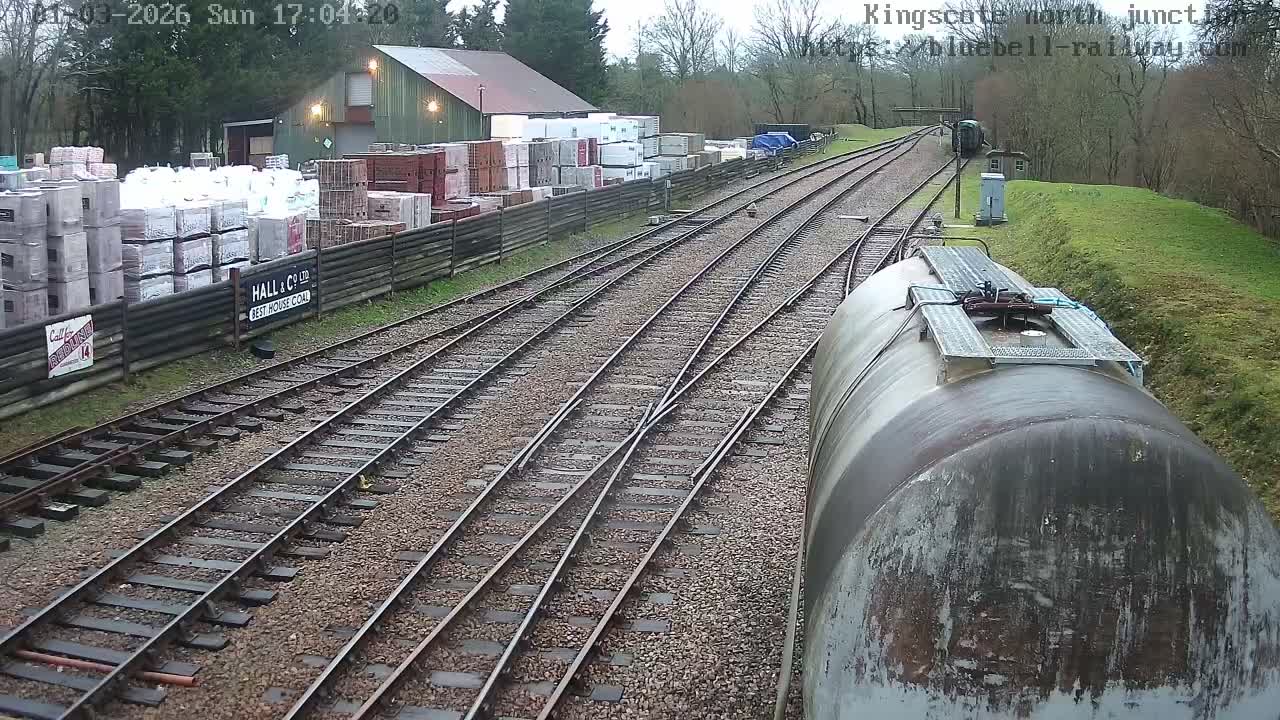 Kingscote Station , Bluebell Railway (North Junction) Live Cam - East Grinstead, Mid Sussex, West Sussex, South East, England, United Kingdom