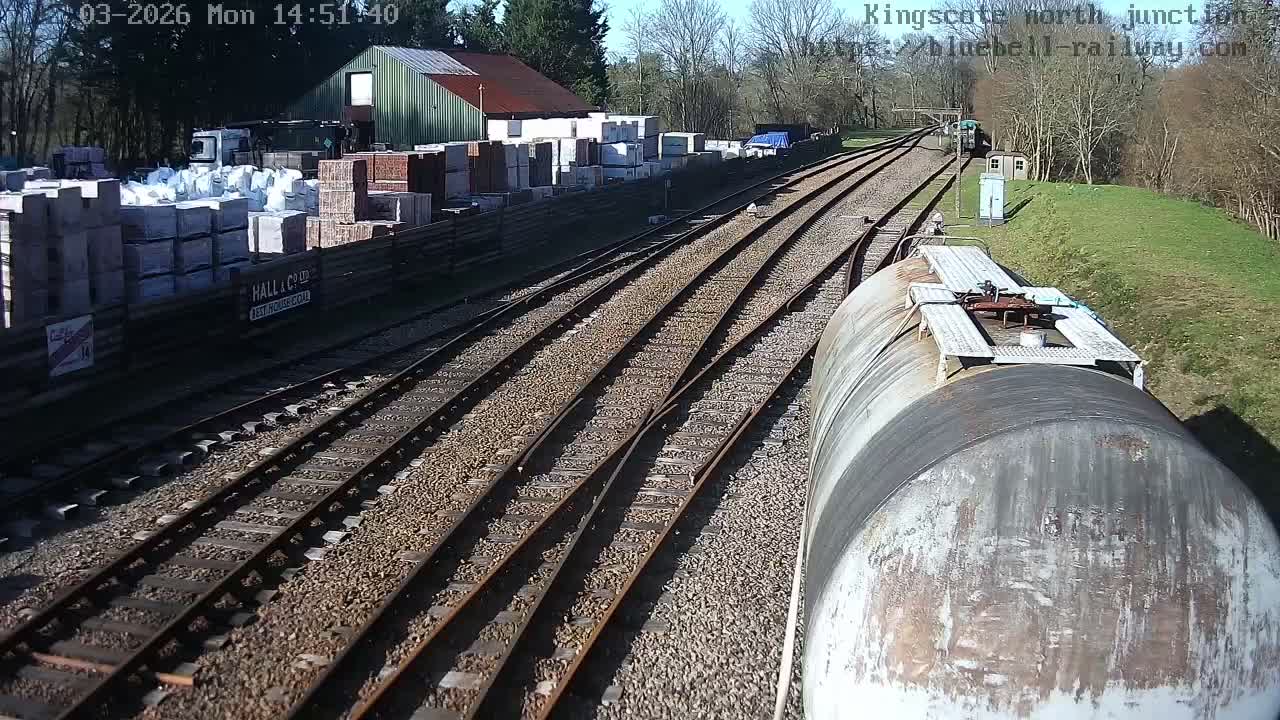 Kingscote Station , Bluebell Railway (North Junction) Live Cam - East Grinstead, Mid Sussex, West Sussex, South East, England, United Kingdom