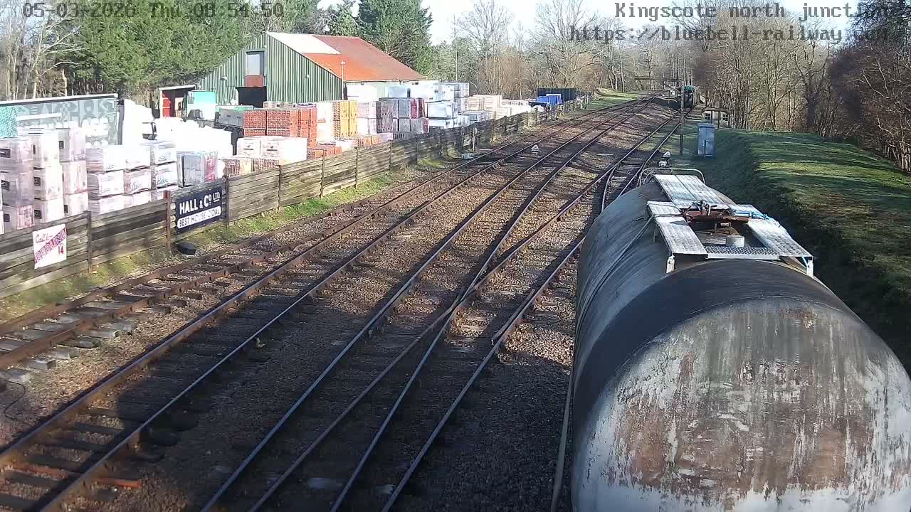 Kingscote Station , Bluebell Railway (North Junction) Live Cam - East Grinstead, Mid Sussex, West Sussex, South East, England, United Kingdom