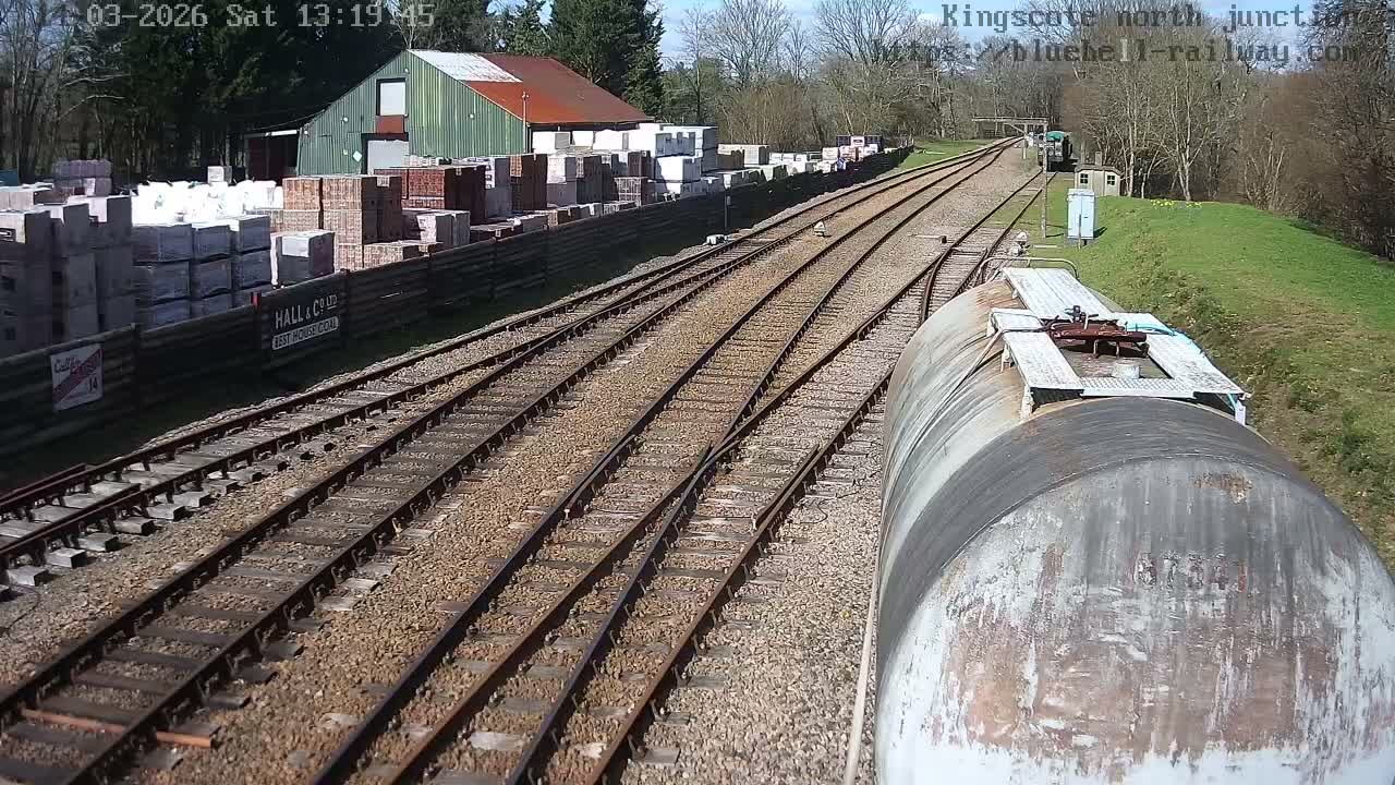 Kingscote Station , Bluebell Railway (North Junction) Live Cam - East Grinstead, Mid Sussex, West Sussex, South East, England, United Kingdom