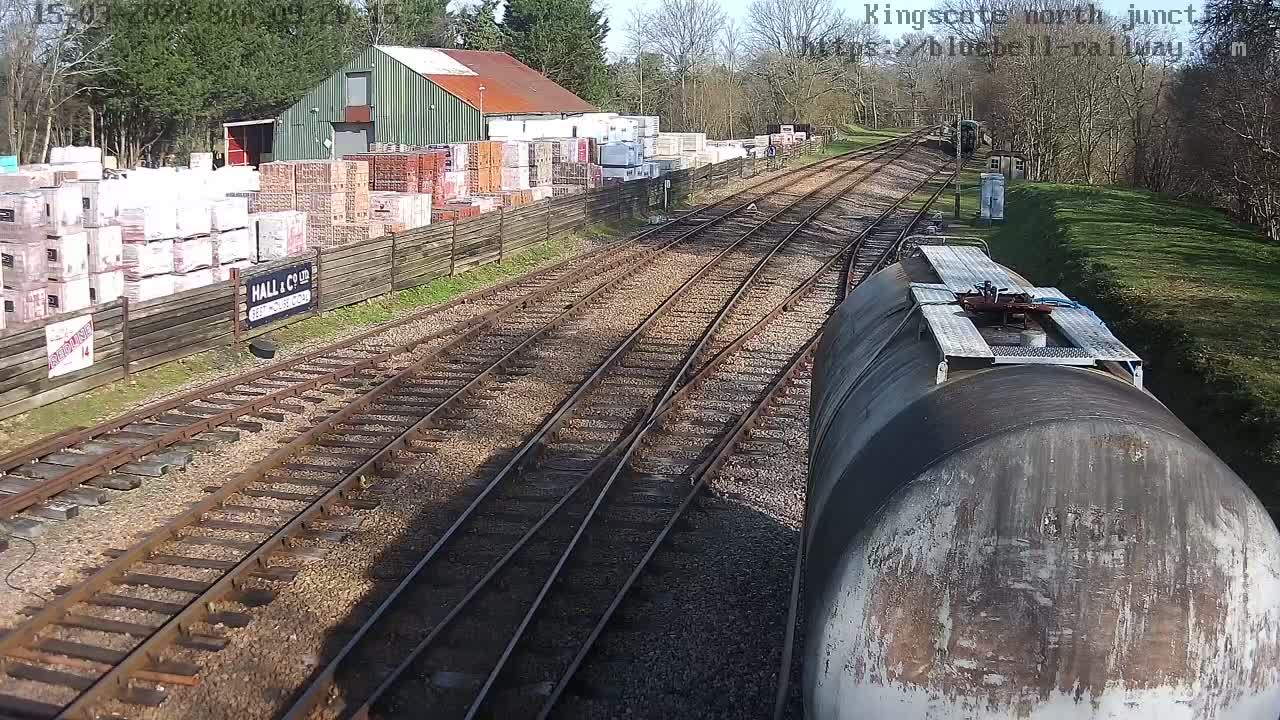 Kingscote Station , Bluebell Railway (North Junction) Live Cam - East Grinstead, Mid Sussex, West Sussex, South East, England, United Kingdom