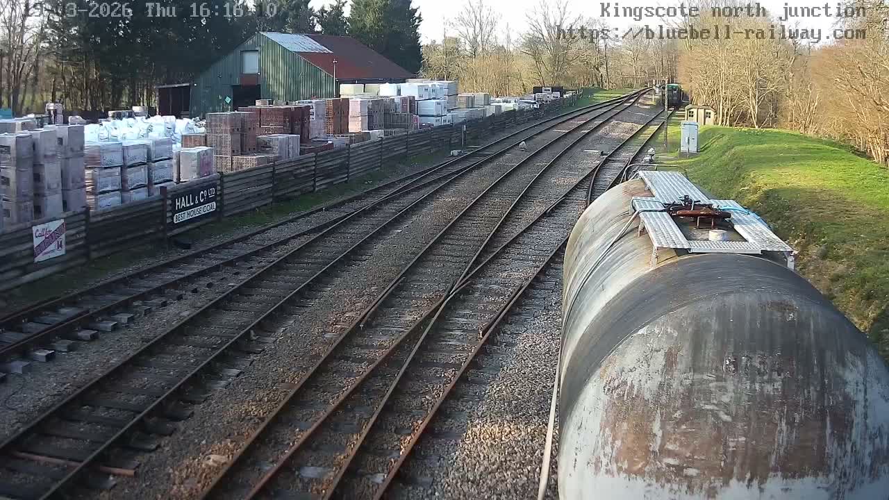 Kingscote Station , Bluebell Railway (North Junction) Live Cam - East Grinstead, Mid Sussex, West Sussex, South East, England, United Kingdom