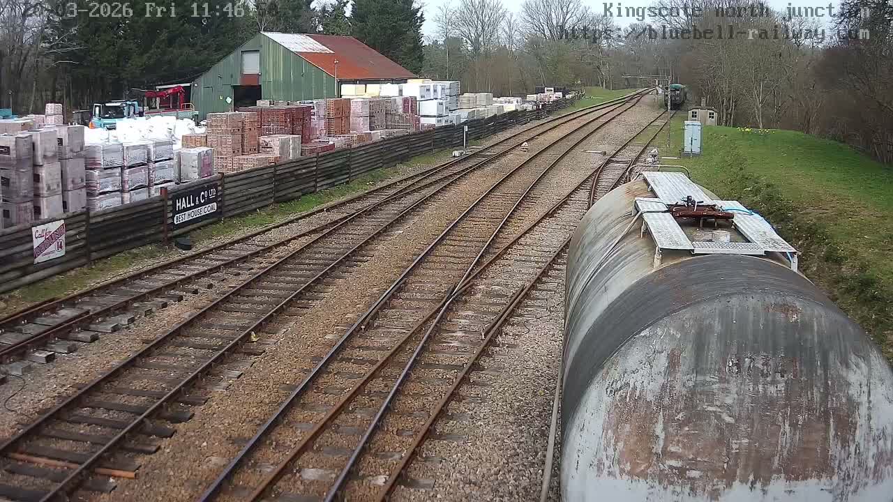 Kingscote Station , Bluebell Railway (North Junction) Live Cam - East Grinstead, Mid Sussex, West Sussex, South East, England, United Kingdom
