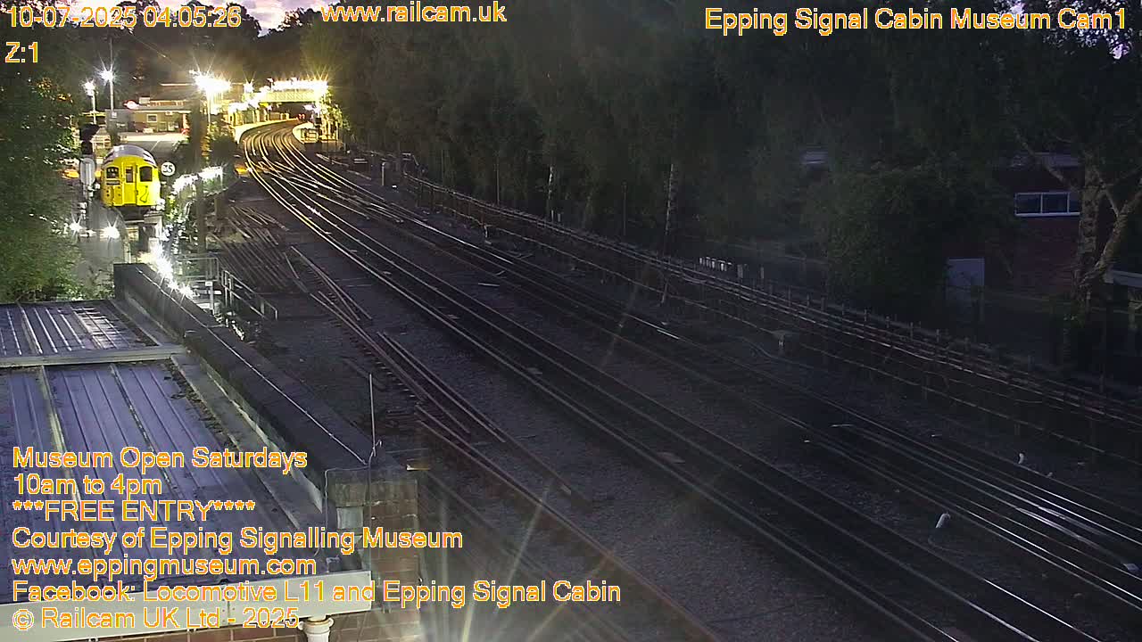 Epping Central Line Station, Epping Signal Cabin Live Cam - Epping Forest, Essex, East England, United Kingdom