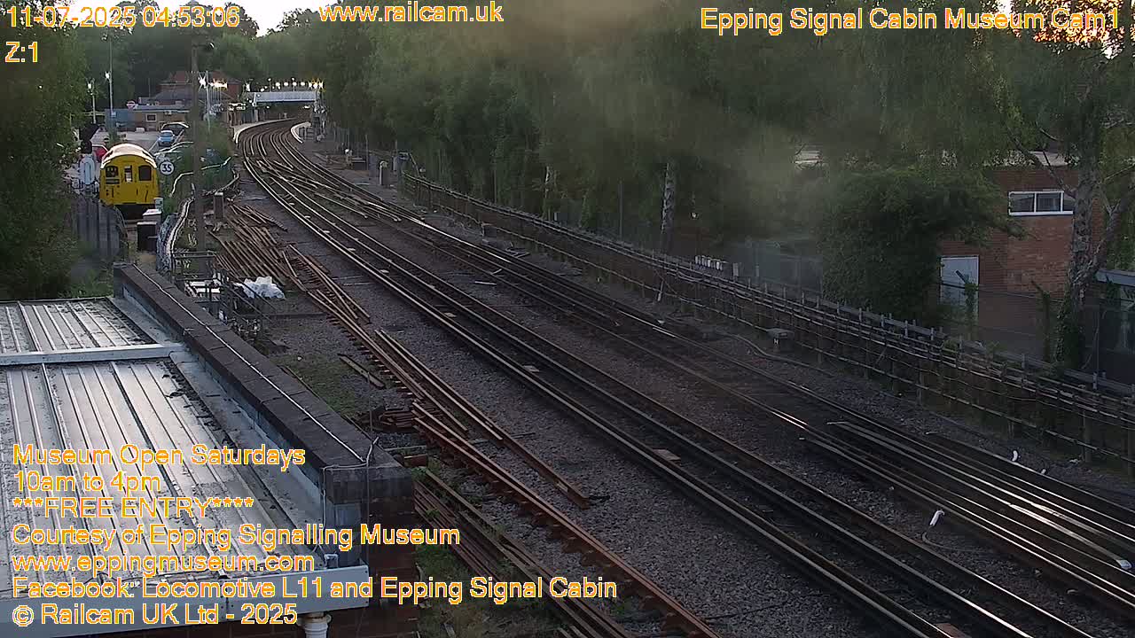 Epping Central Line Station, Epping Signal Cabin Live Cam - Epping Forest, Essex, East England, United Kingdom