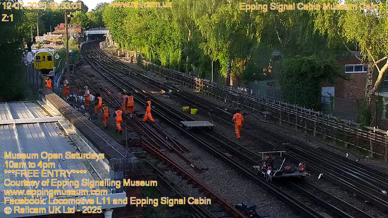 Epping Central Line Station, Epping Signal Cabin Live Cam - Epping Forest, Essex, East England, United Kingdom