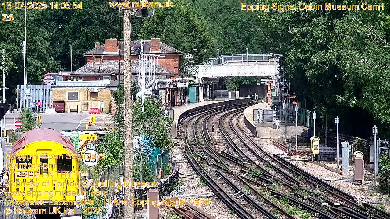 Epping Central Line Station, Epping Signal Cabin Live Cam - Epping Forest, Essex, East England, United Kingdom