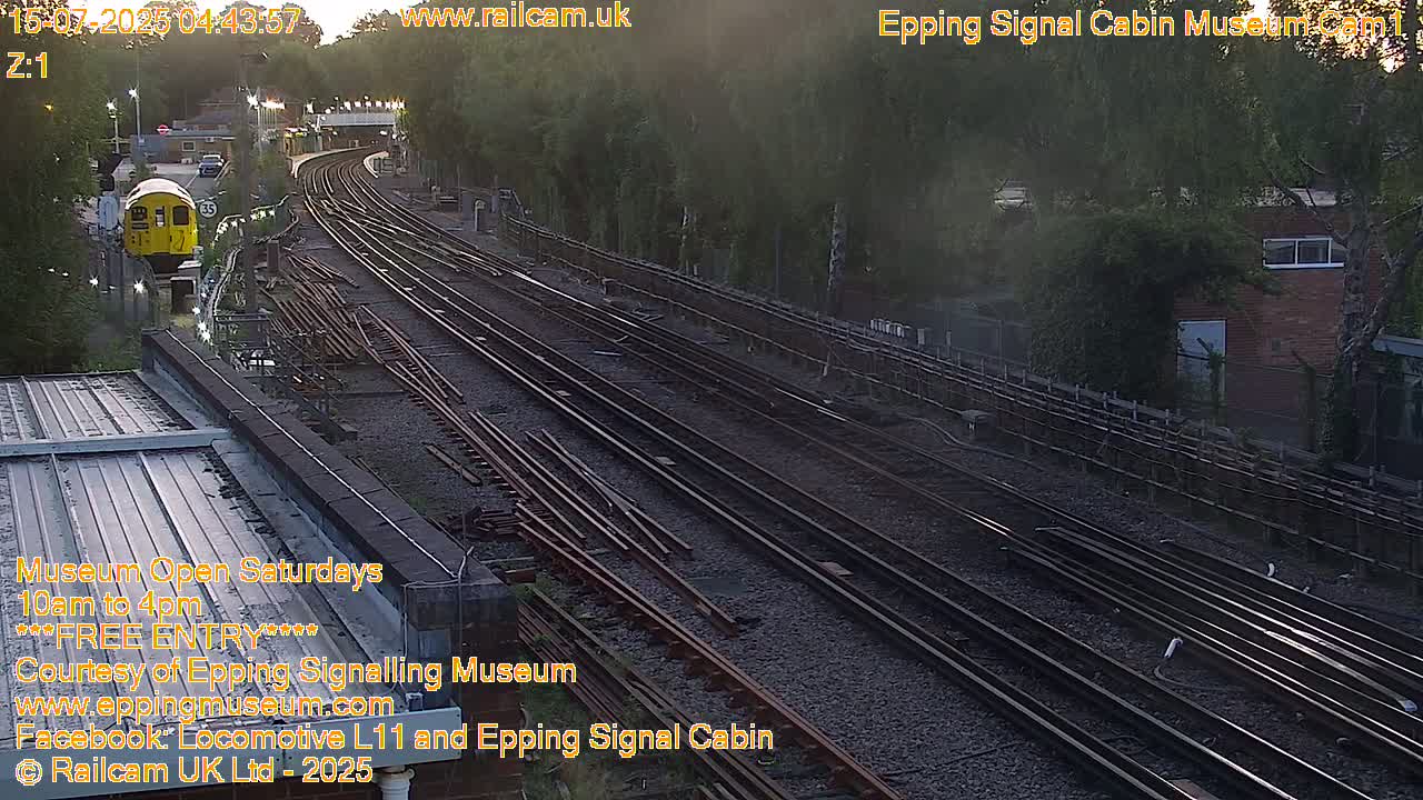 Epping Central Line Station, Epping Signal Cabin Live Cam - Epping Forest, Essex, East England, United Kingdom