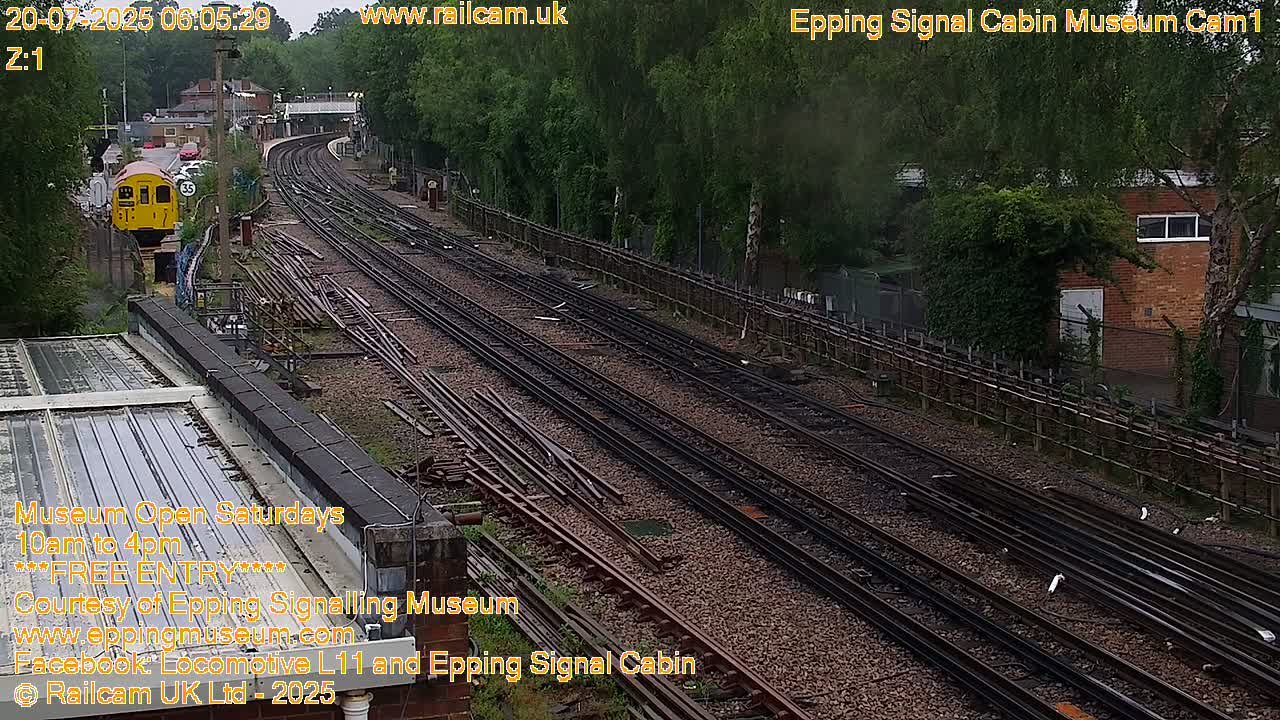 Epping Central Line Station, Epping Signal Cabin Live Cam - Epping Forest, Essex, East England, United Kingdom