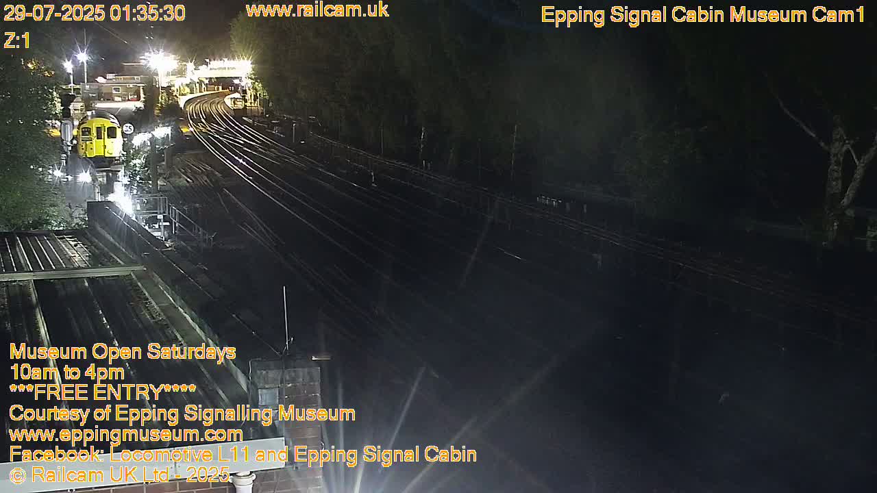 Epping Central Line Station, Epping Signal Cabin Live Cam - Epping Forest, Essex, East England, United Kingdom