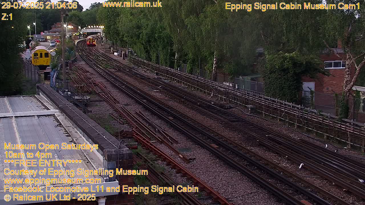 Epping Central Line Station, Epping Signal Cabin Live Cam - Epping Forest, Essex, East England, United Kingdom