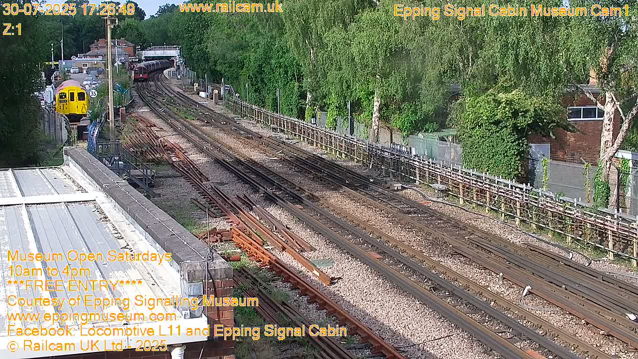Epping Central Line Station, Epping Signal Cabin Live Cam - Epping Forest, Essex, East England, United Kingdom