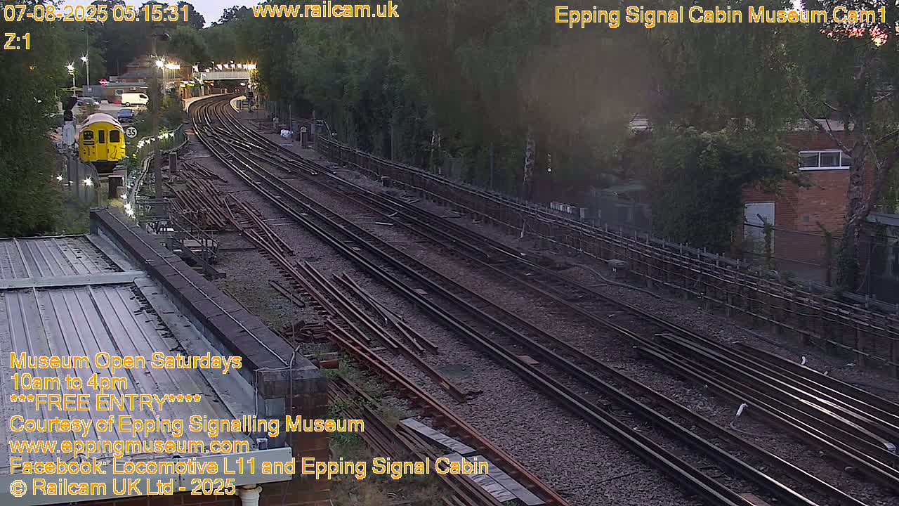 Epping Central Line Station, Epping Signal Cabin Live Cam - Epping Forest, Essex, East England, United Kingdom
