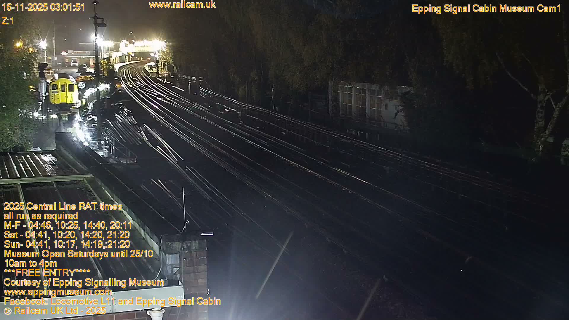 Epping Central Line Station, Epping Signal Cabin Live Cam - Epping Forest, Essex, East England, United Kingdom