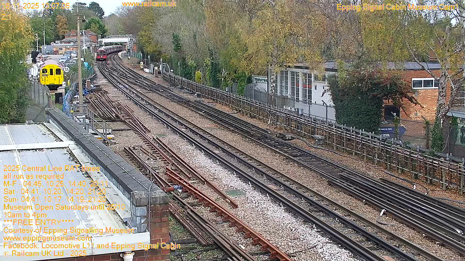 Epping Central Line Station, Epping Signal Cabin Live Cam - Epping Forest, Essex, East England, United Kingdom