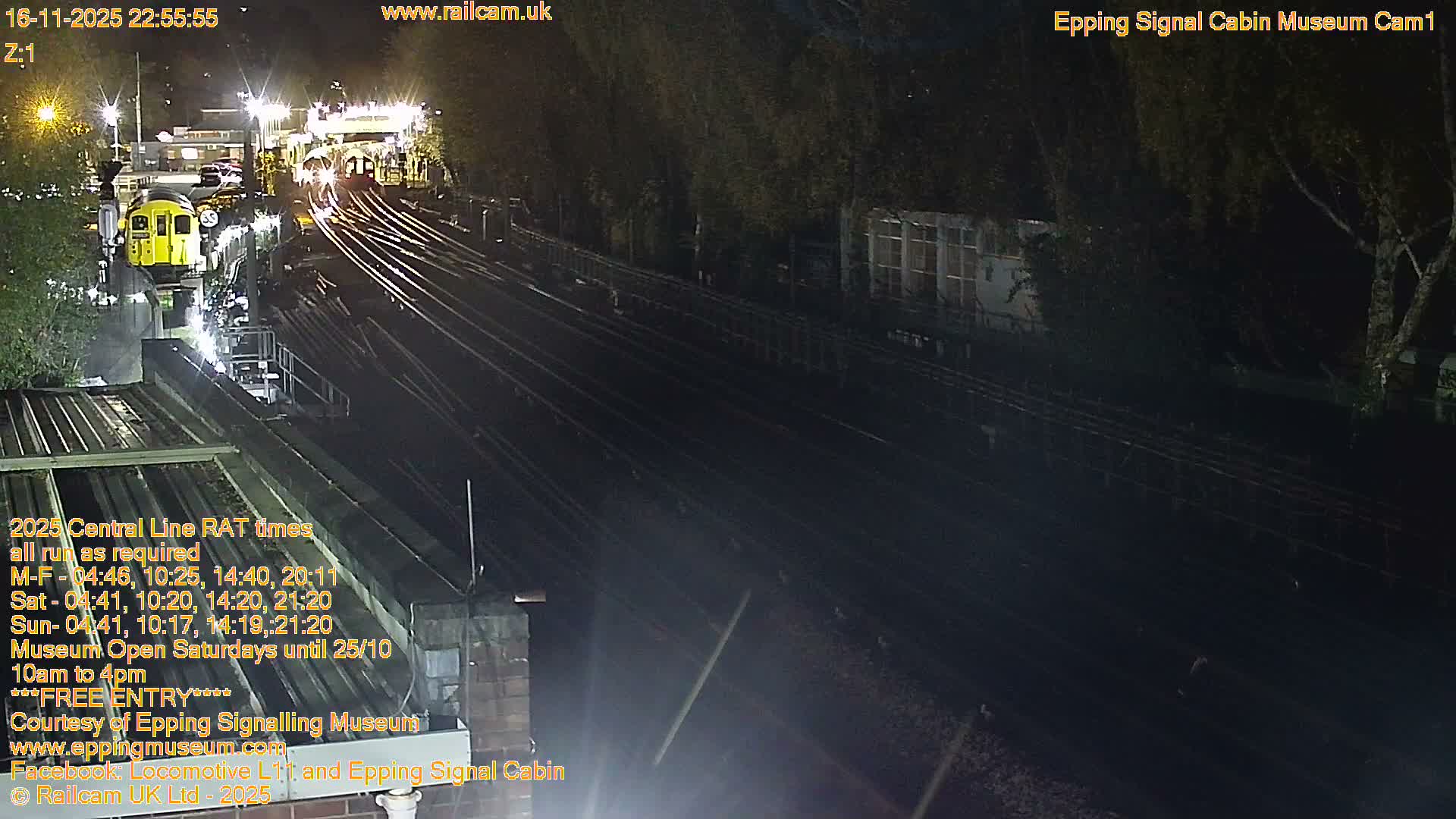 Epping Central Line Station, Epping Signal Cabin Live Cam - Epping Forest, Essex, East England, United Kingdom