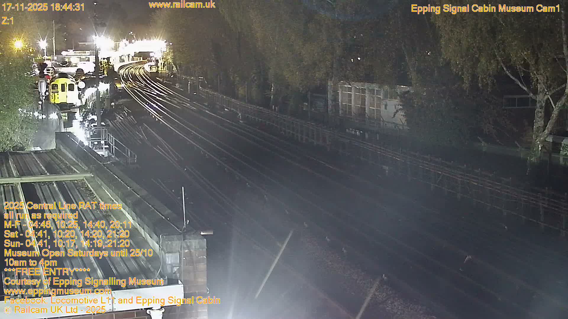 Epping Central Line Station, Epping Signal Cabin Live Cam - Epping Forest, Essex, East England, United Kingdom
