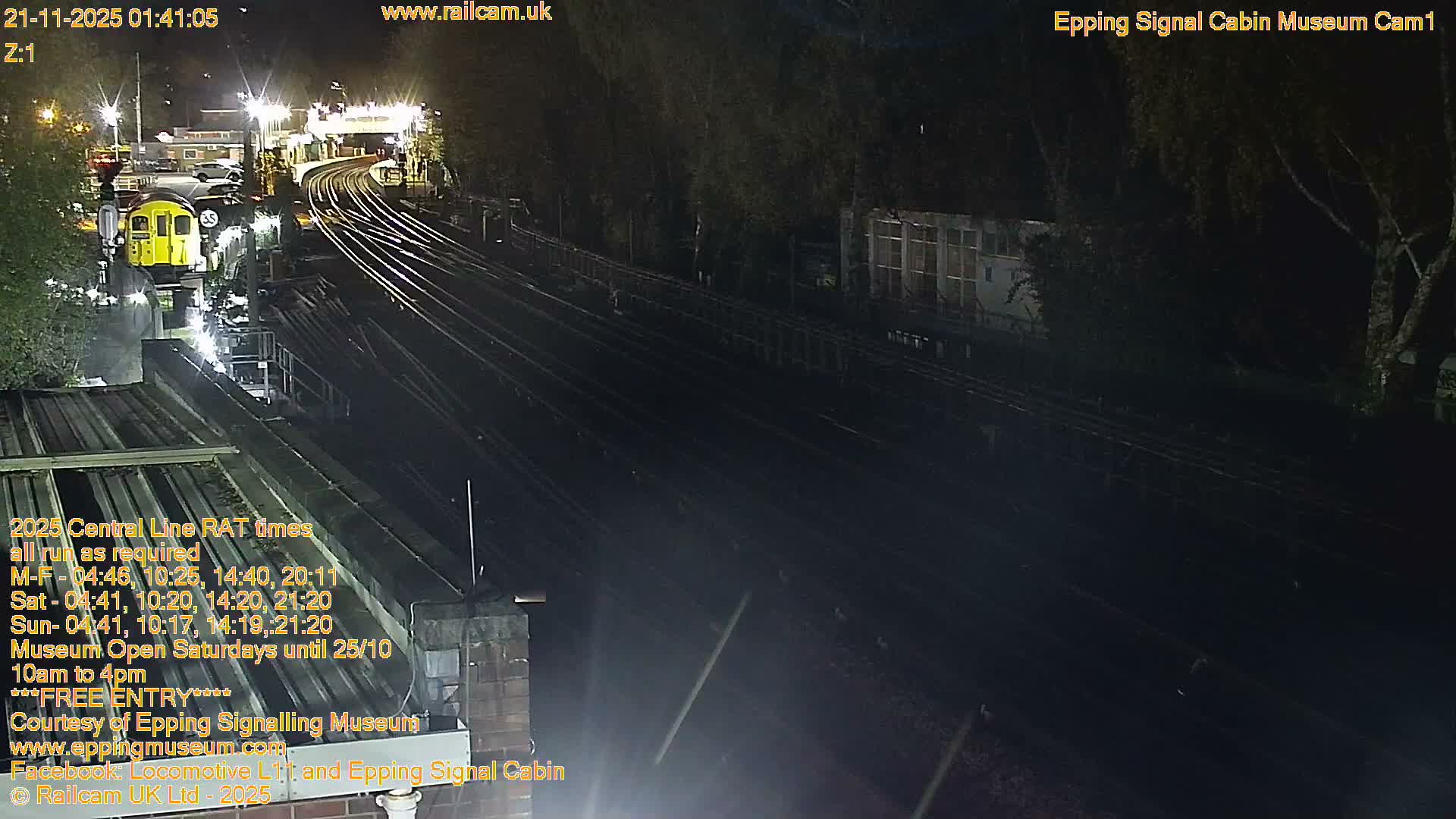 Epping Central Line Station, Epping Signal Cabin Live Cam - Epping Forest, Essex, East England, United Kingdom