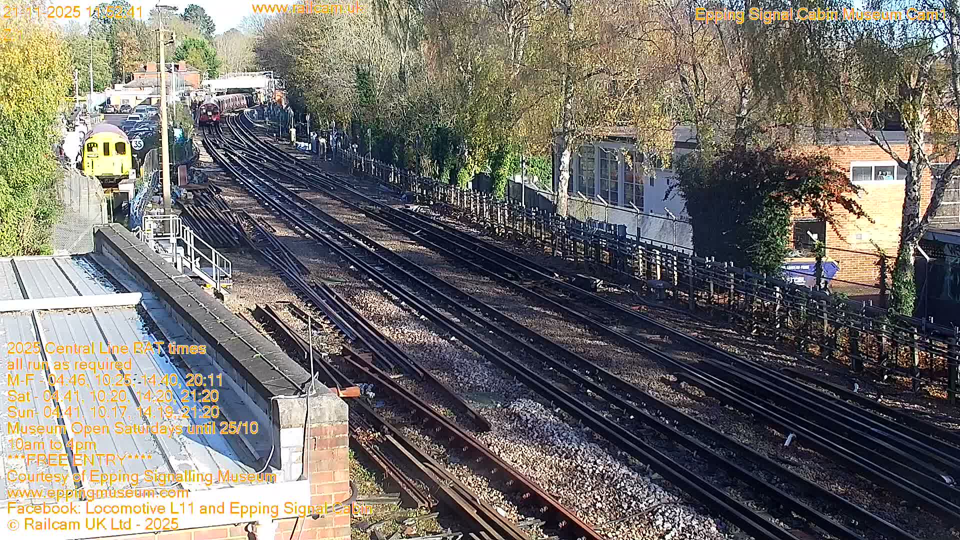 Epping Central Line Station, Epping Signal Cabin Live Cam - Epping Forest, Essex, East England, United Kingdom