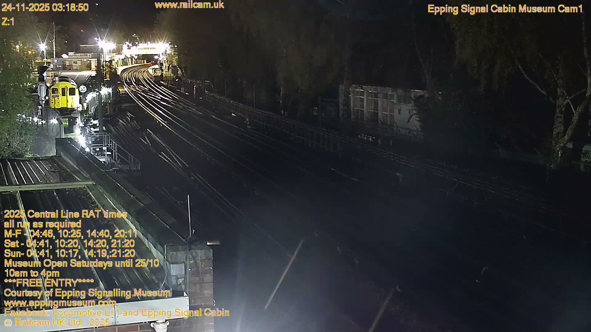 Epping Central Line Station, Epping Signal Cabin Live Cam - Epping Forest, Essex, East England, United Kingdom