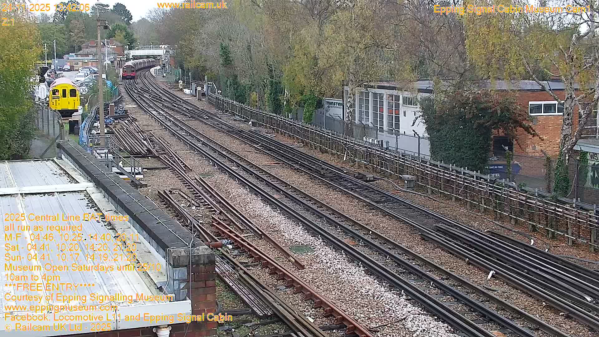 Epping Central Line Station, Epping Signal Cabin Live Cam - Epping Forest, Essex, East England, United Kingdom
