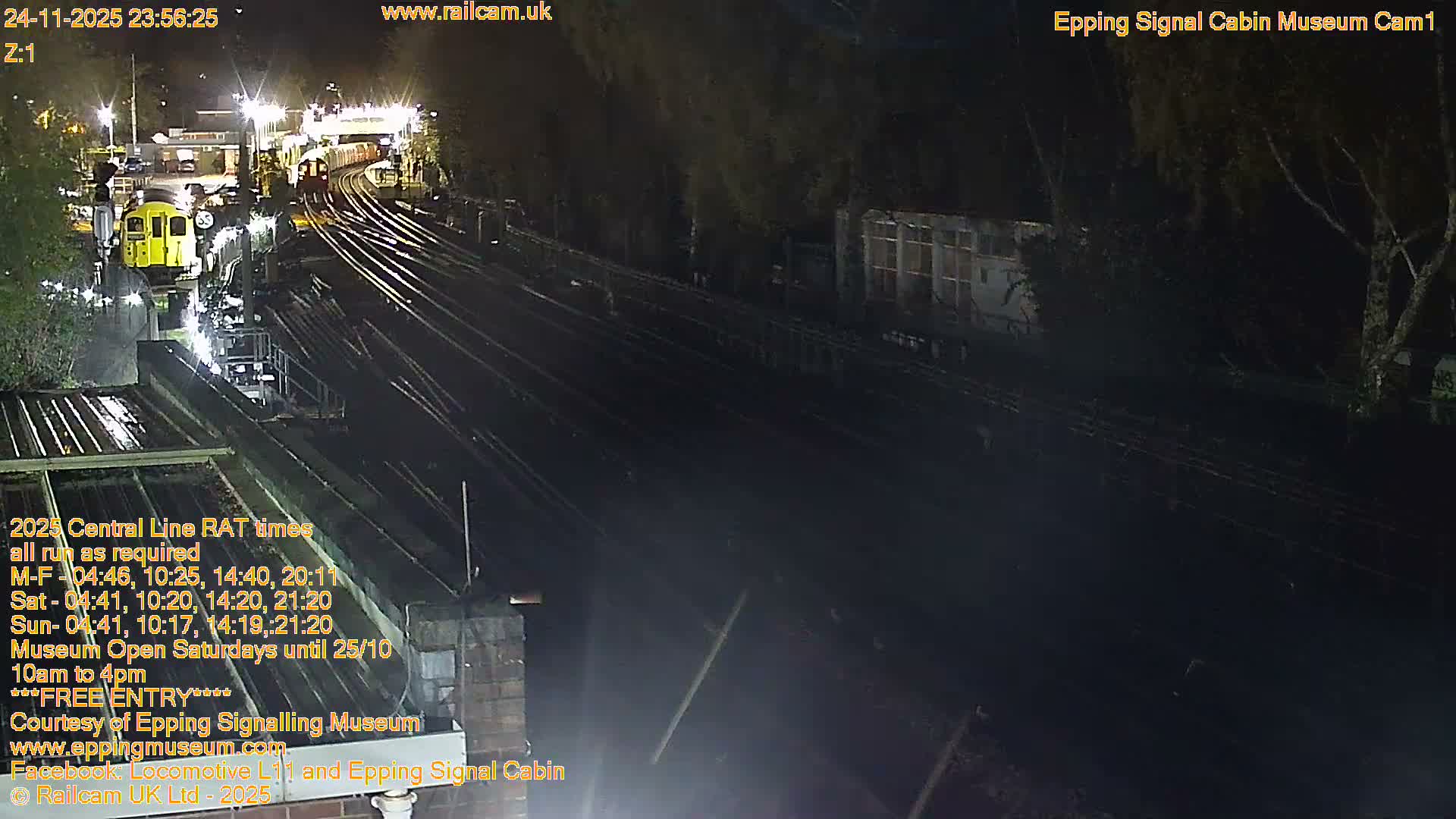 Epping Central Line Station, Epping Signal Cabin Live Cam - Epping Forest, Essex, East England, United Kingdom