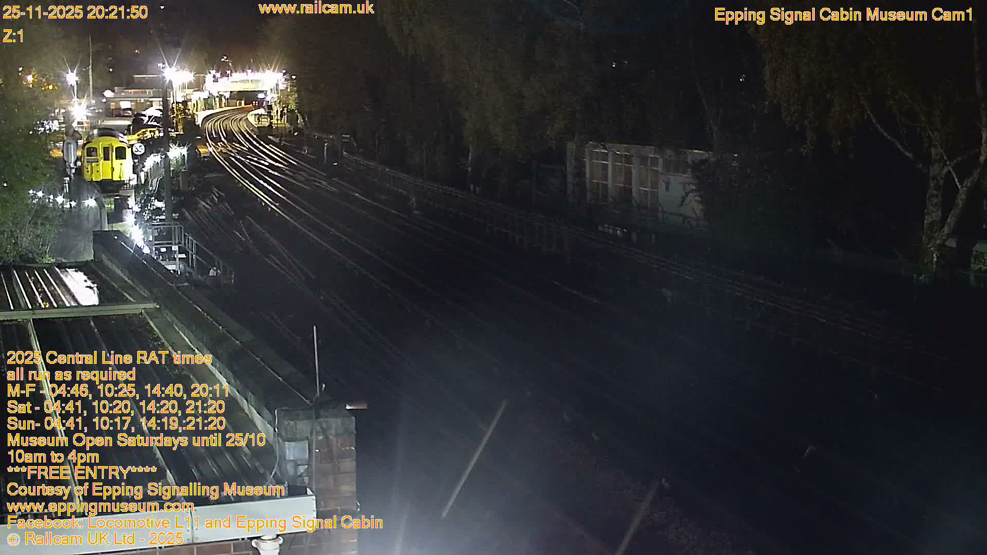 Epping Central Line Station, Epping Signal Cabin Live Cam - Epping Forest, Essex, East England, United Kingdom