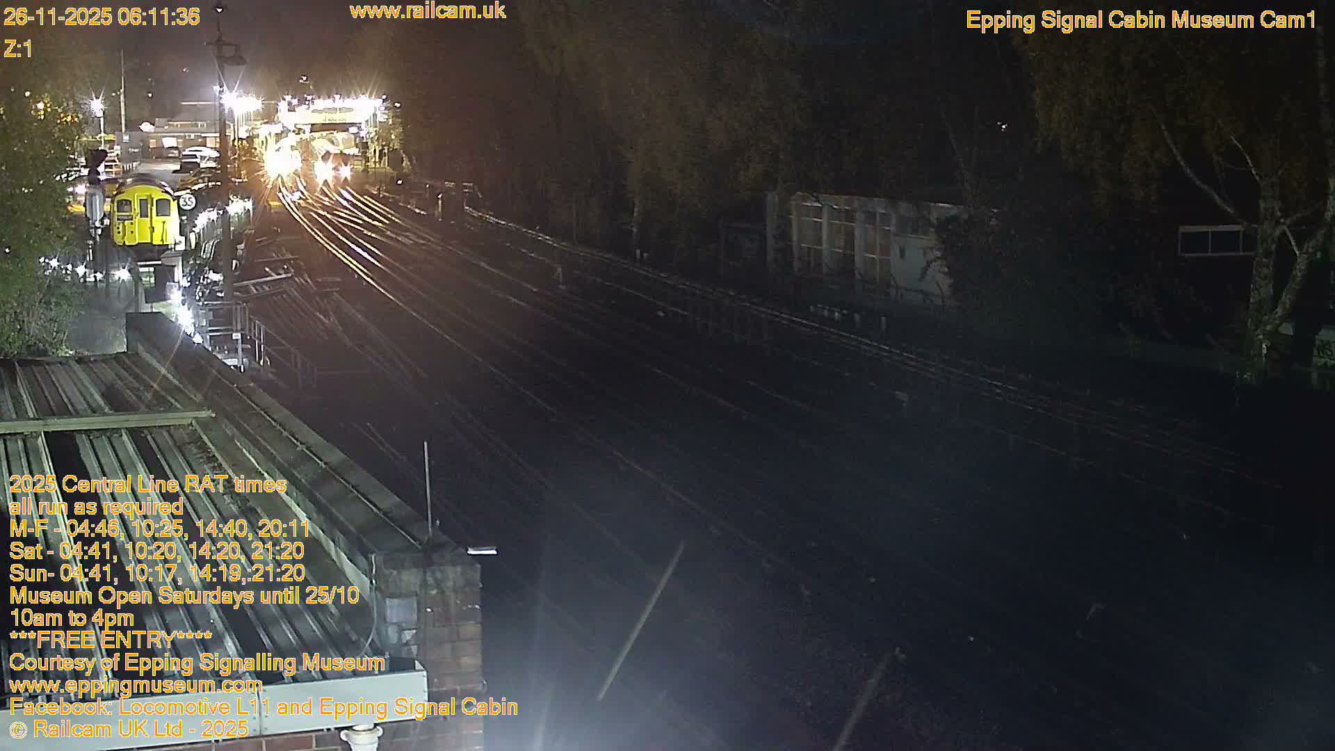 Epping Central Line Station, Epping Signal Cabin Live Cam - Epping Forest, Essex, East England, United Kingdom