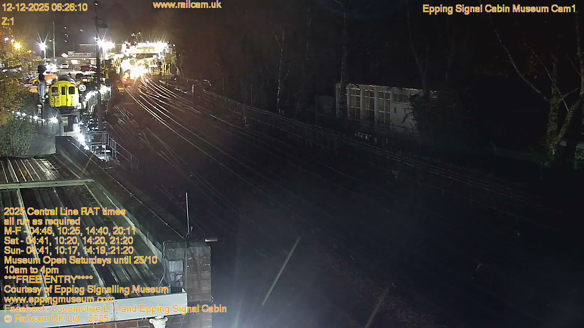 Epping Central Line Station, Epping Signal Cabin Live Cam - Epping Forest, Essex, East England, United Kingdom