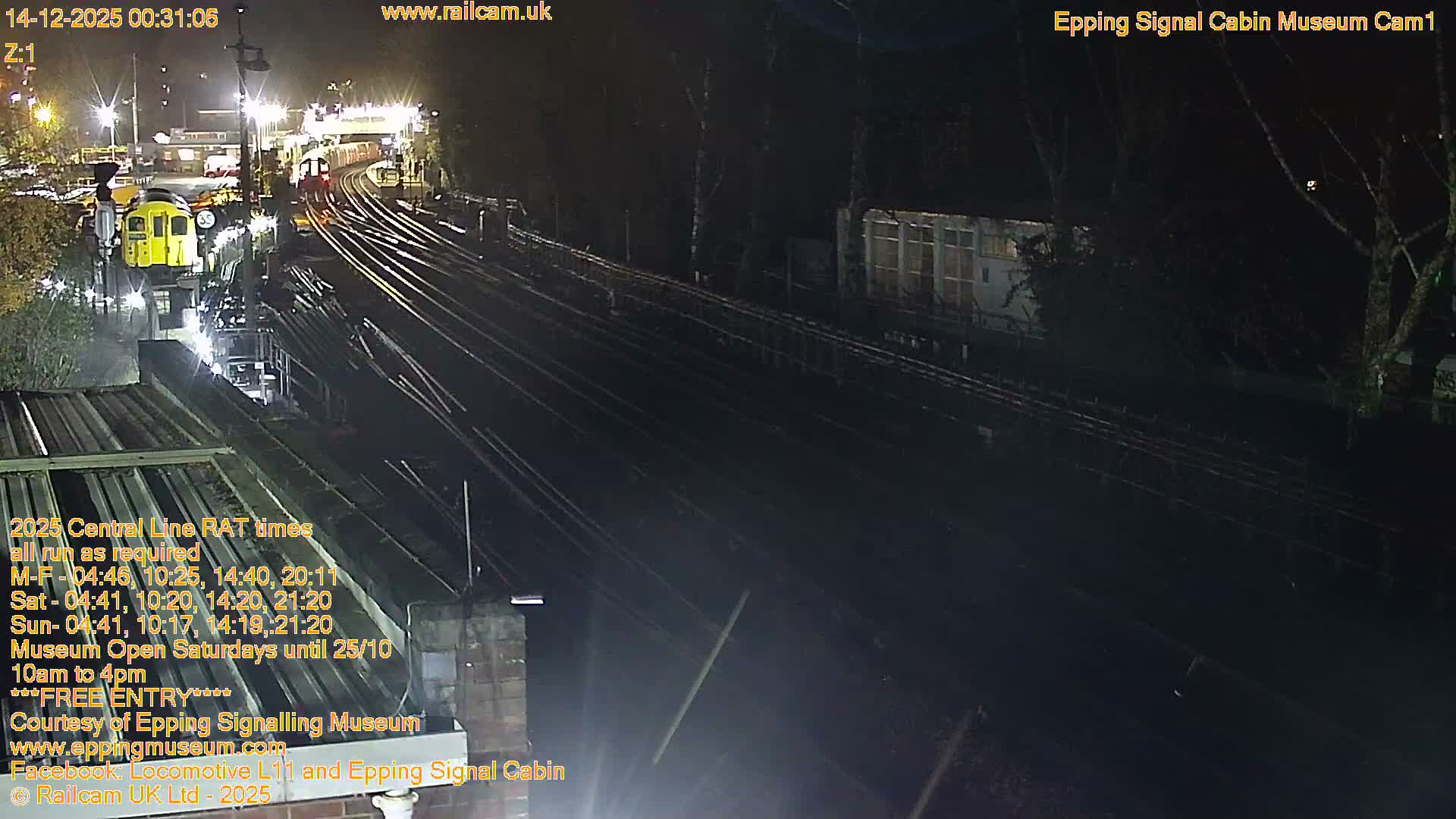 Epping Central Line Station, Epping Signal Cabin Live Cam - Epping Forest, Essex, East England, United Kingdom