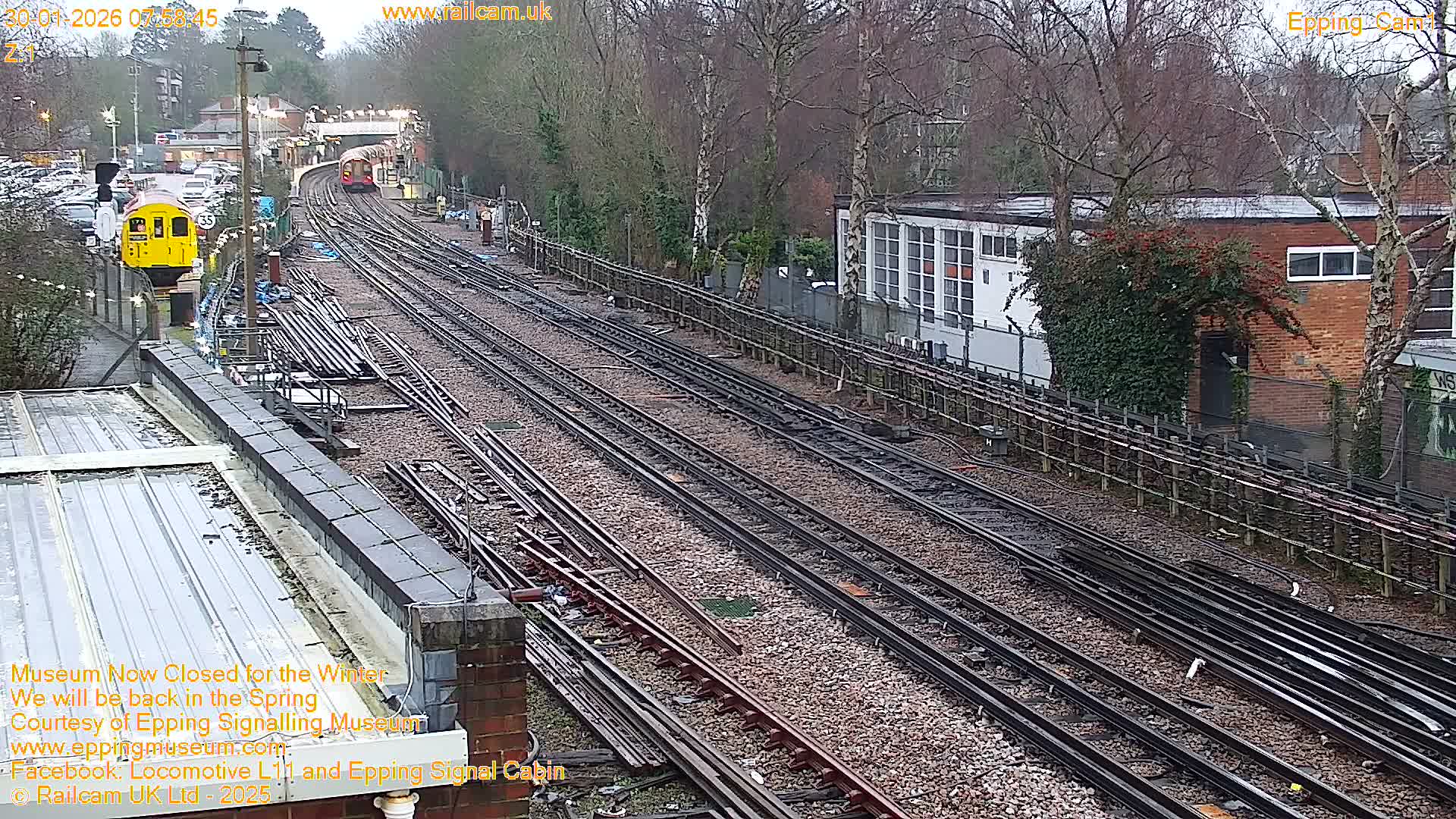 Epping Central Line Station, Epping Signal Cabin Live Cam - Epping Forest, Essex, East England, United Kingdom
