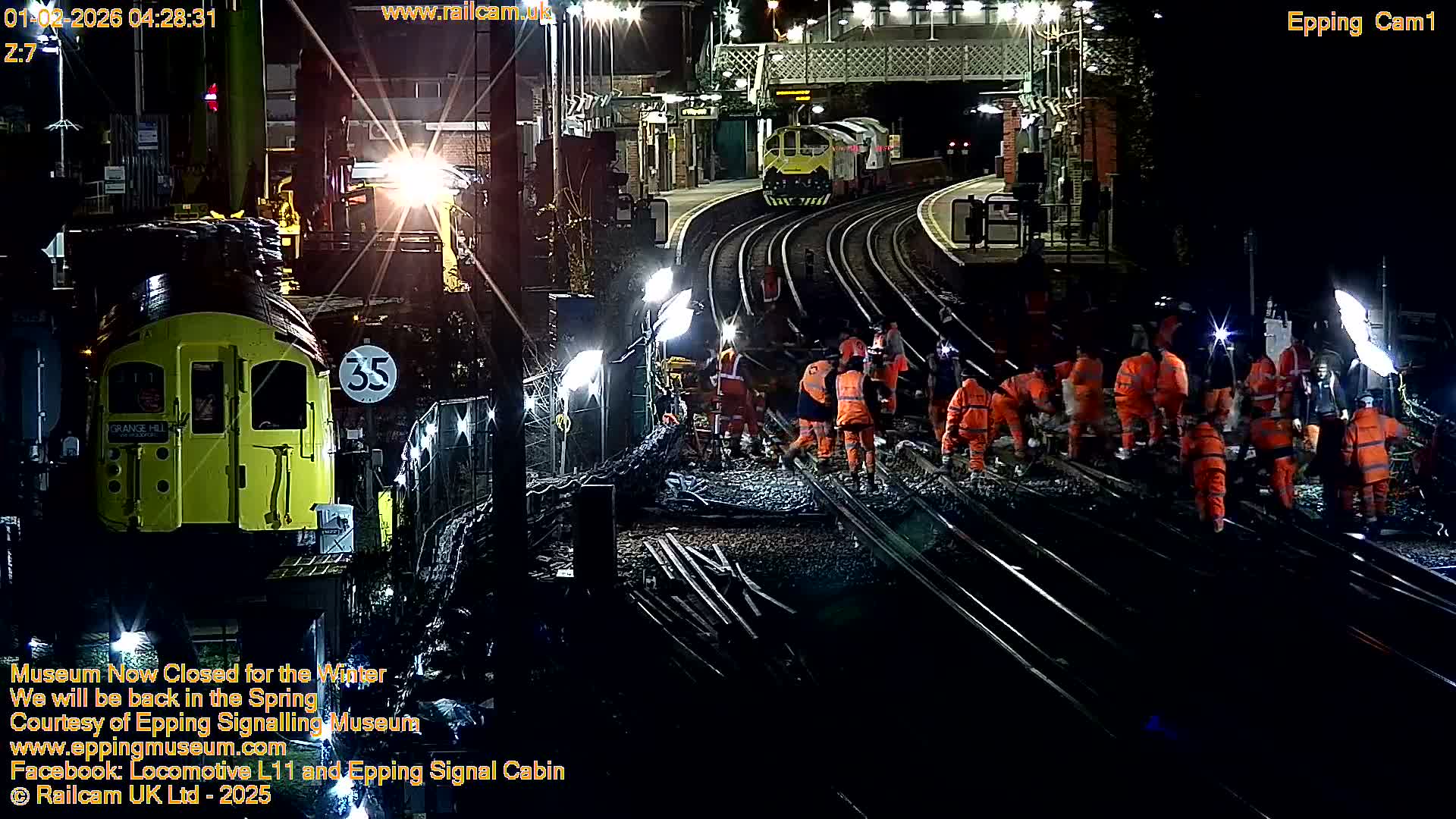 Epping Central Line Station, Epping Signal Cabin Live Cam - Epping Forest, Essex, East England, United Kingdom