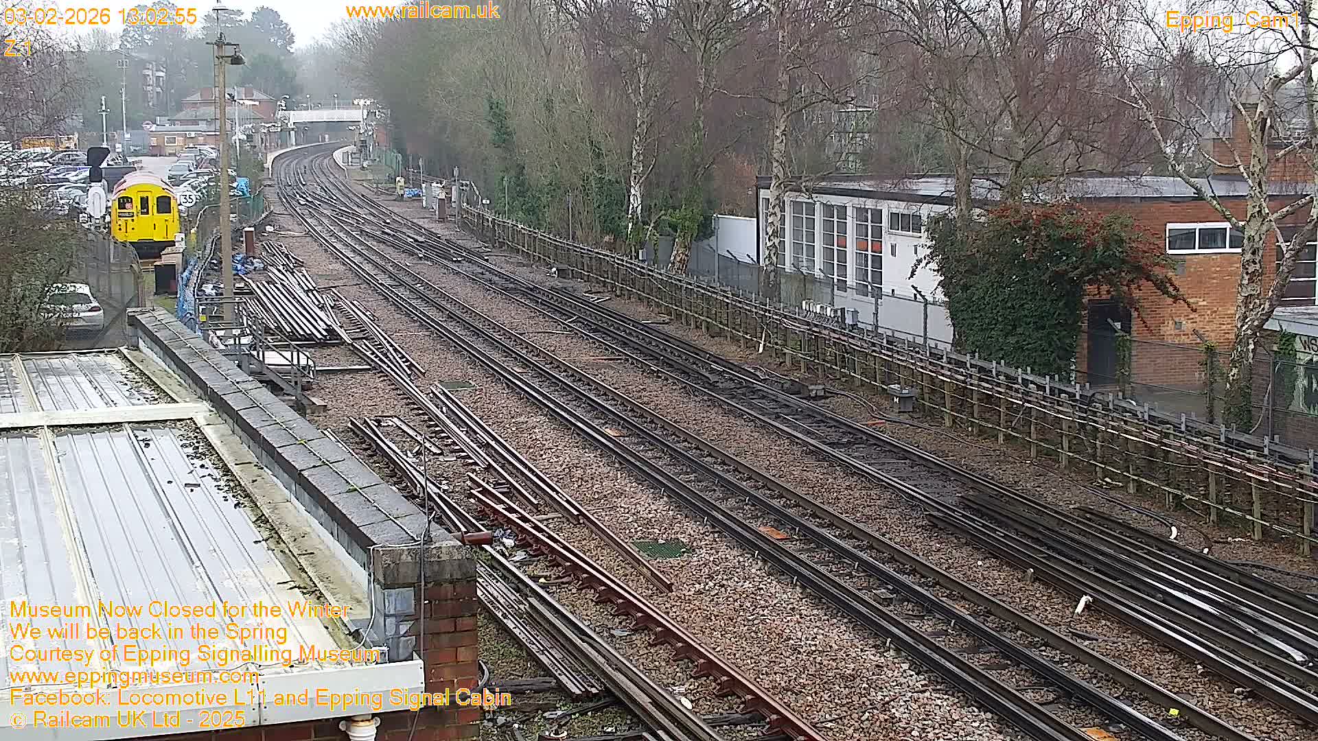 Epping Central Line Station, Epping Signal Cabin Live Cam - Epping Forest, Essex, East England, United Kingdom