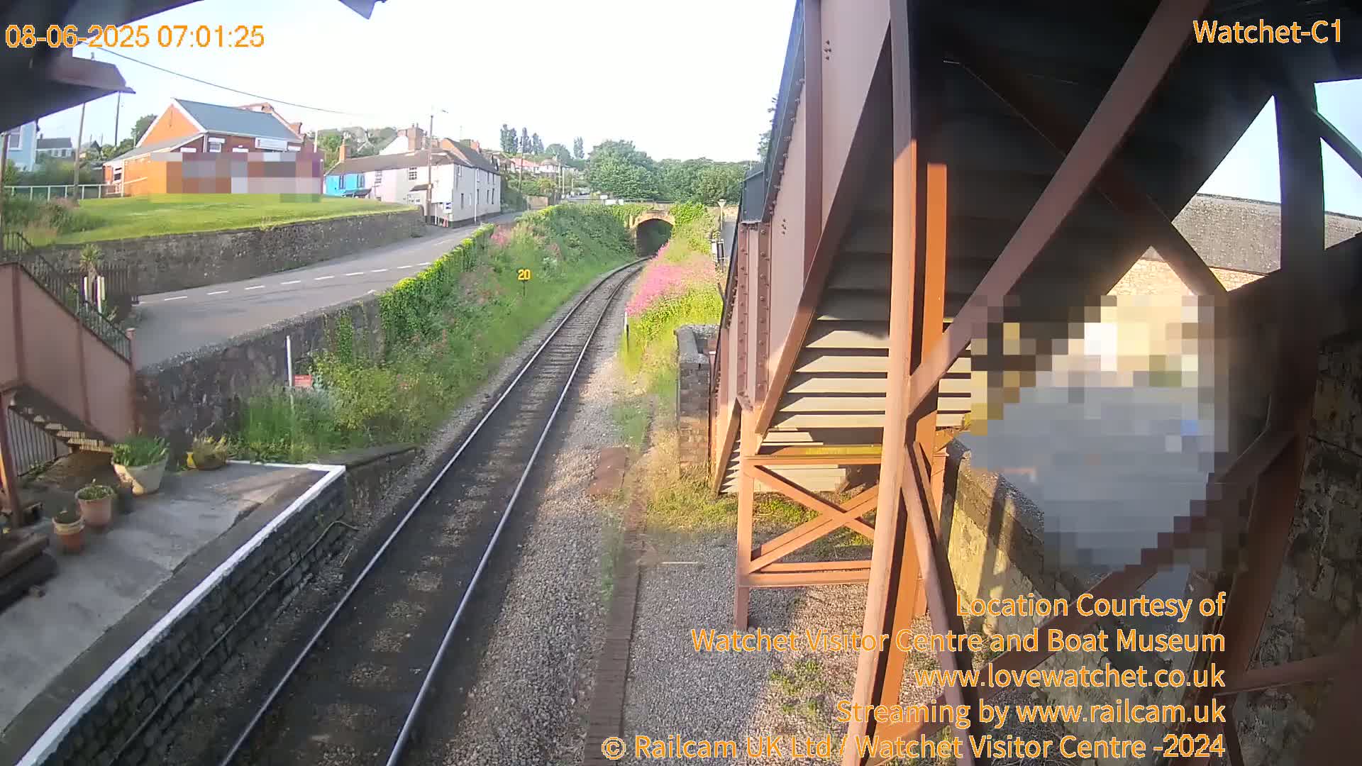 Watchet Railway Station (West Somerset Railway) Southwest Live Cam  - Somerset, South West, England, United Kingdom