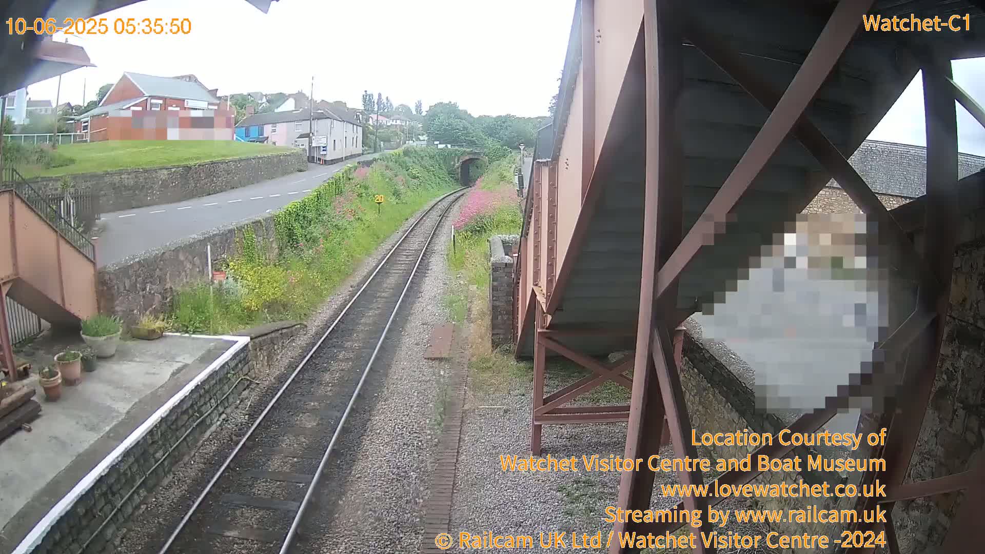 Watchet Railway Station (West Somerset Railway) Southwest Live Cam  - Somerset, South West, England, United Kingdom
