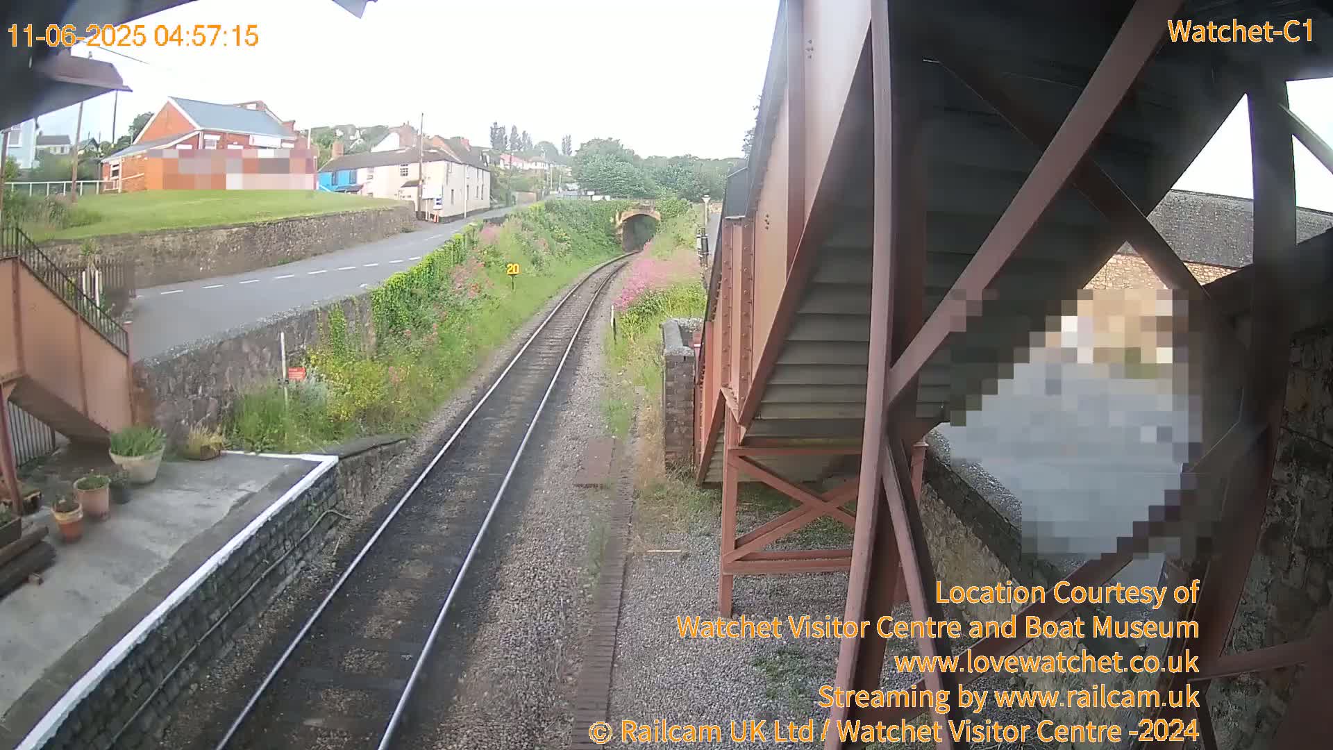 Watchet Railway Station (West Somerset Railway) Southwest Live Cam  - Somerset, South West, England, United Kingdom
