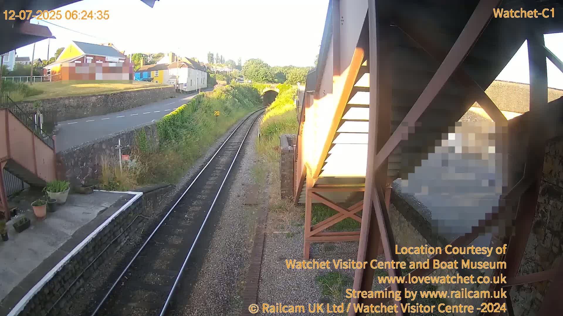 Watchet Railway Station (West Somerset Railway) Southwest Live Cam  - Somerset, South West, England, United Kingdom