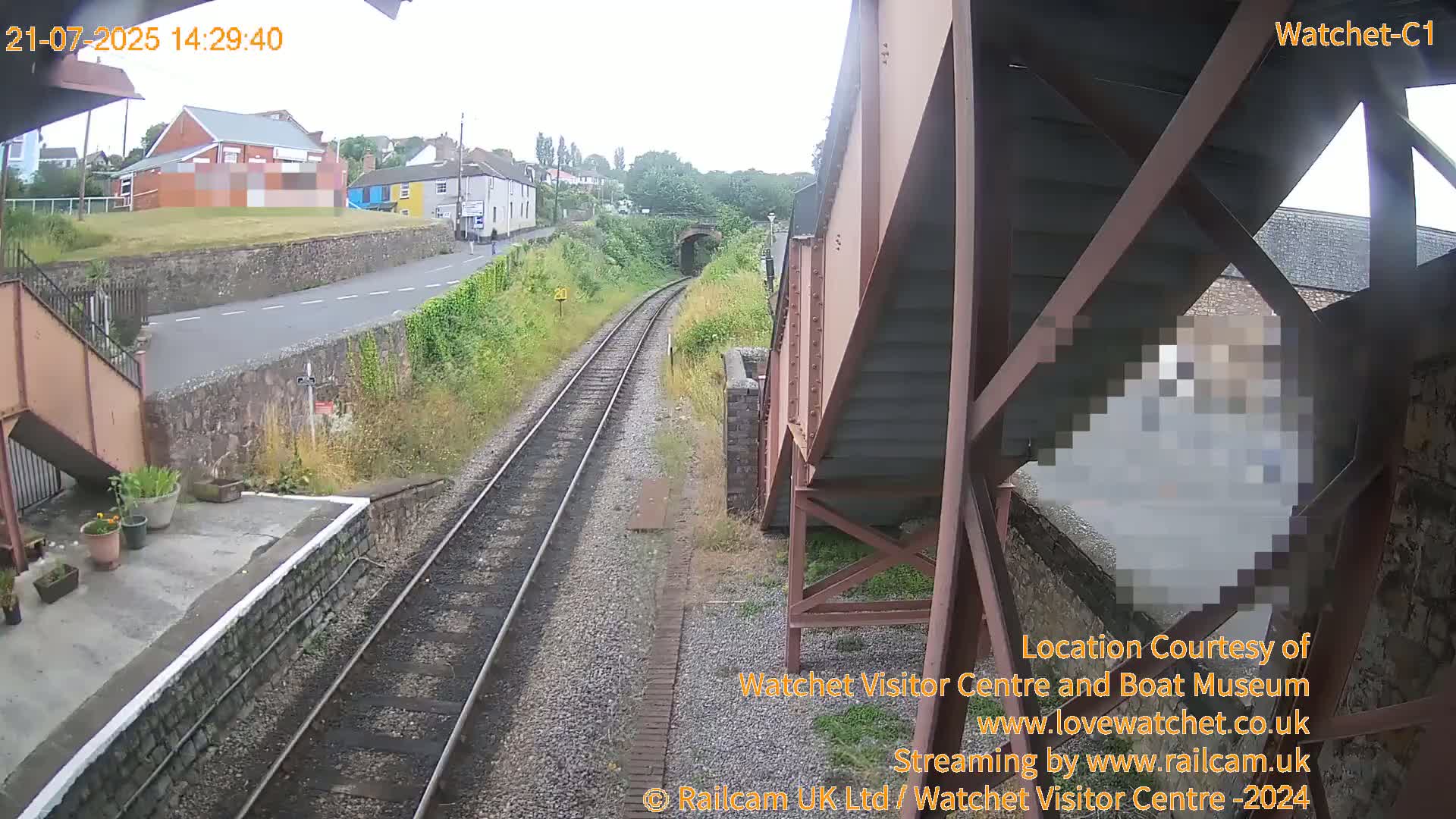 Watchet Railway Station (West Somerset Railway) Southwest Live Cam  - Somerset, South West, England, United Kingdom